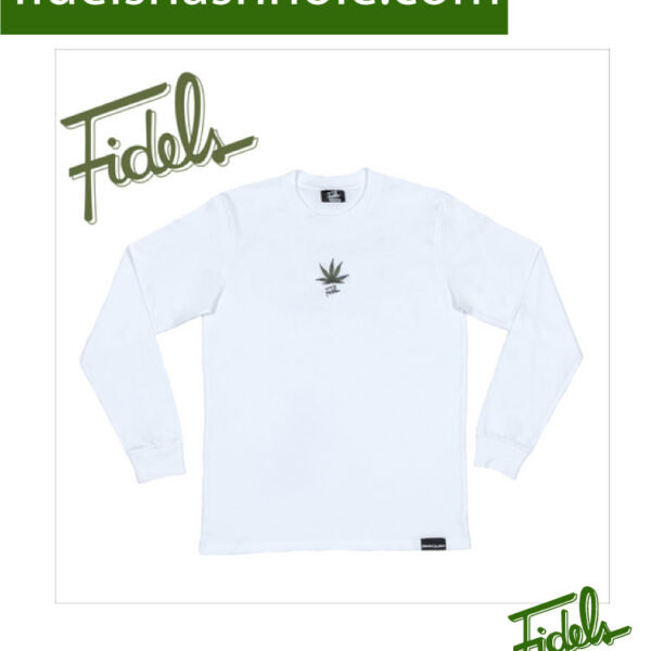 FIDELS WHITE POSSESSIONS DON’T MAKE YOU RICH LONG SLEEVE