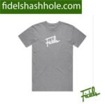 FIDELS GREY/WHITE T-SHIRT