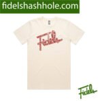 FIDELS NATURAL/BURGUNDY T-SHIRT