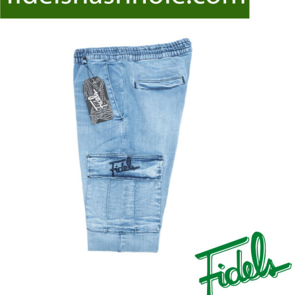 fidels jeans light blue/black