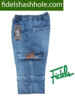 Fidels Jeans Washed Blue/Orange