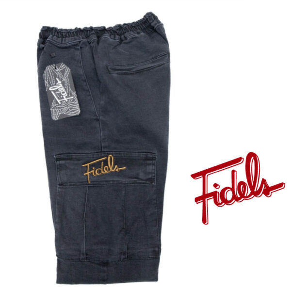 Fidels Jeans Washed Black/Gold