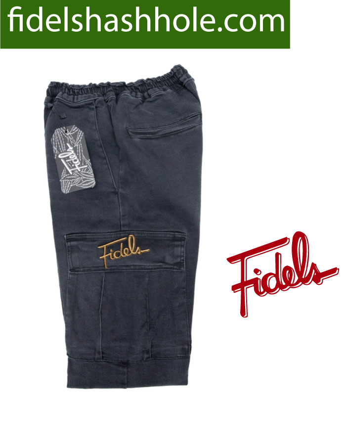 Fidels Jeans Washed Black/Gold