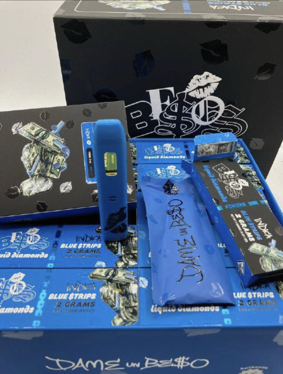 New Blue Besos Strips 2G Disposable